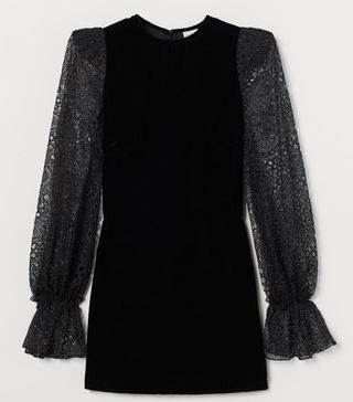 H&M x The Vampire's Wife + Velvet Mini Dress