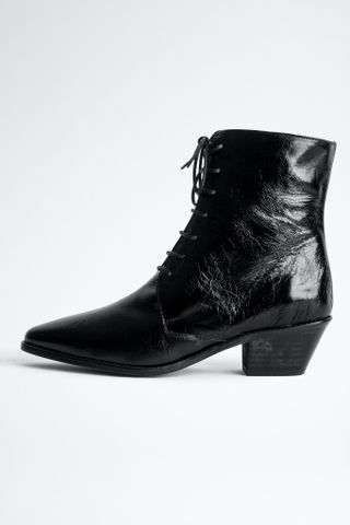 Zadig & Voltaire + Tyler Laced Vintage Ankle Boots