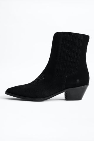 Zadig & Voltaire + Tyler Suede Ankle Boots
