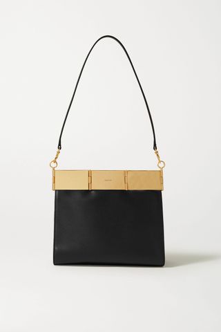 Oroton + Cassia Medium Leather Shoulder Bag