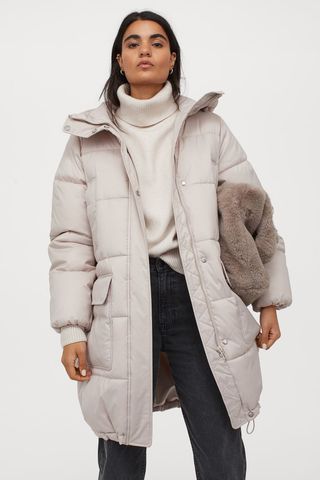 H&M + Hooded Padded Jacket