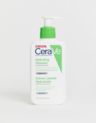 CeraVe + Hydrating Hyaluronic Acid Plumping Cleanser for Normal to Dry Skin