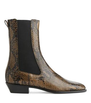 Arket + Square-Toe Leather Boots