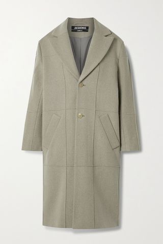 Jacquemus + Carro Wool-Blend Felt Coat