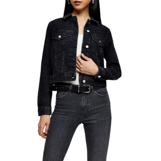 Topshop + Tilda Crop Denim Jacket