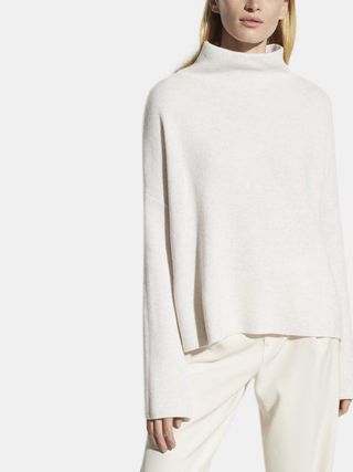 Vince + Funnel Neck Pullover Sweater