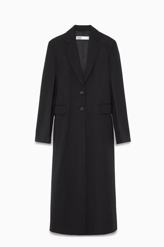 Zara + Limited Edition Extra Long Coat