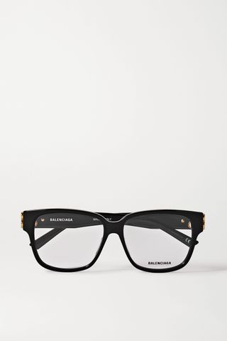 Balenciaga + Square-Frame Acetate Optical Glasses