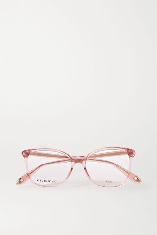 Givenchy + Round-Frame Acetate Optical Glasses