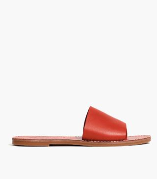 Madewell + The Boardwalk Post Slide Sandals