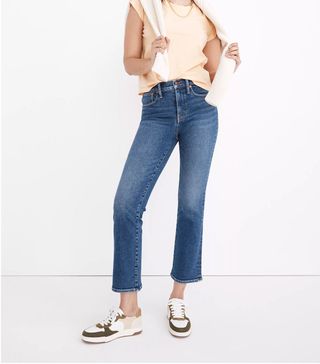 Madewell + Cali Demi-Boot Jeans in Bodney Wash