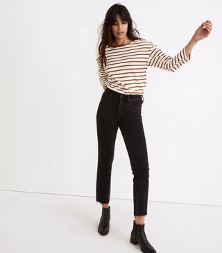 Madewell + Cali Demi-Boot Jeans in Edmunds Wash