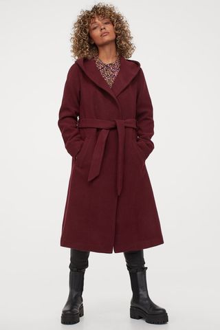 H&M + Hooded Coat