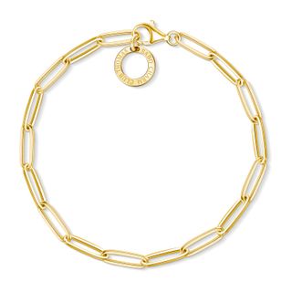 Thomas Sabo + 18k Yellow Gold-Plated and 925 Sterling Silver Charm Bracelet
