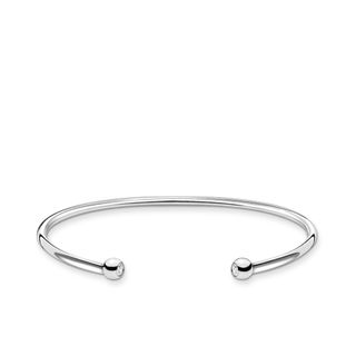 Thomas Sabo + 925 Sterling Silver Bangle with White Stones