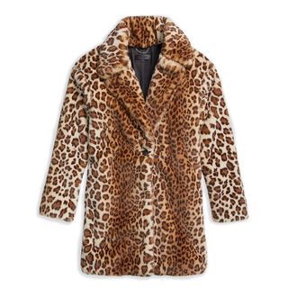 Rag 
Bone + Emma Faux Fur Leopard Coat