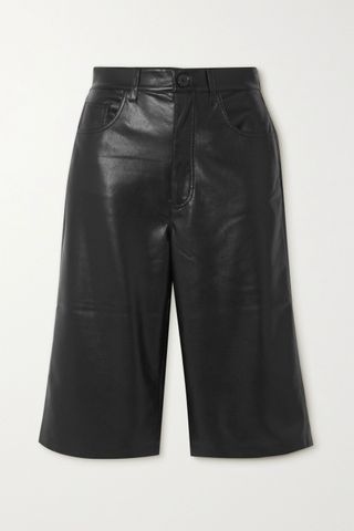 Nanushka + Nampeyo Vegan Leather Shorts