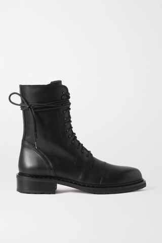 Ann Demeulemeester + Leather Ankle Boots