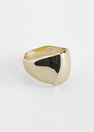 & Other Stories + Chunky Organic Signet Ring