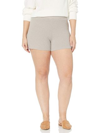The Drop + Faith Pull-On Ribbed Sweater Shorts