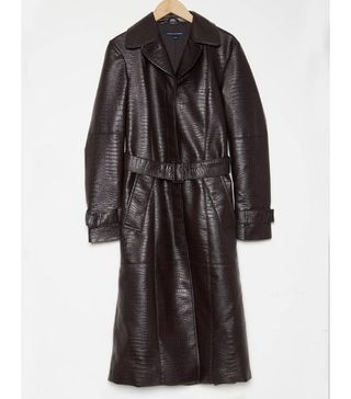 French Connection + Afra PU Belted Coat