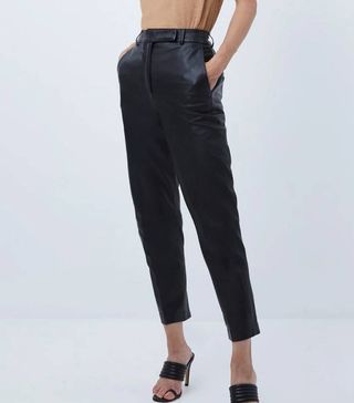 French Connection + Alaricia Leather Trousers