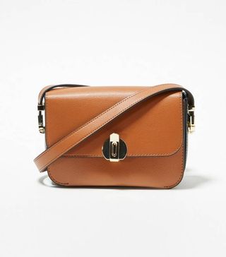 French Connection + Margot Recycled Leather Mini Crossbody Bag