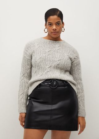 Violeta + Belt Miniskirt