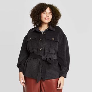 Who What Wear x Target + Volume Sleeve Shirt Jacket