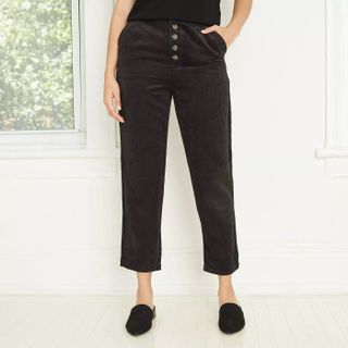 Who What Wear x Target + High-Rise Corduroy Pants