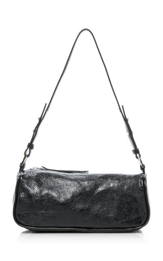 By Far + Eve Crinkled-Leather Shoulder Bag