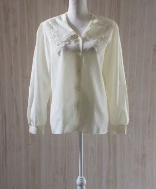 Vintage + Statement Collar Shirt