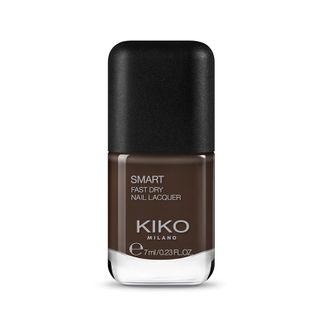 Kiko Cosmetics + Smart Nail Lacquer in Drak Chocolate