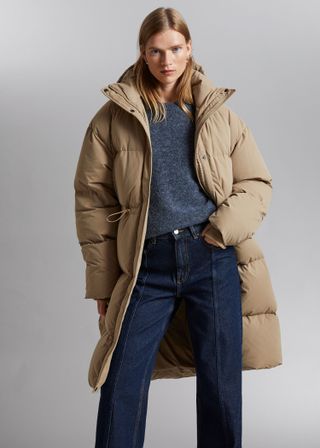 & Other Stories + Mid-Length Puffer Coat