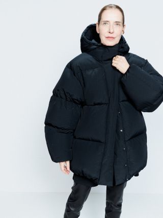 Raey + Hooded Mega Puffer Quilted Coat