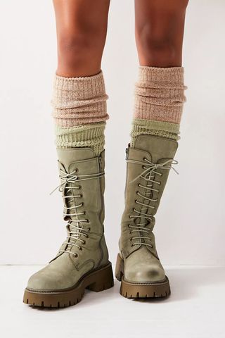 Bueno + Reign Lace Up Boots