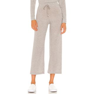 Donni + Sweater Cropped Flare Sweatpant