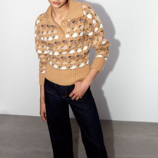 Zara + Knit Jacquard Sweater