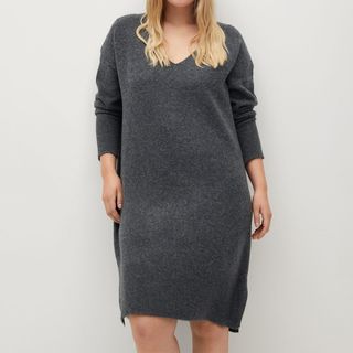 Violeta by Mango + Knit Midi Dress