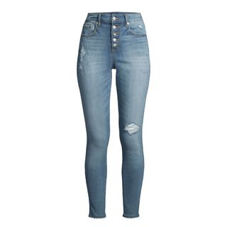 Scoop + Hi-Rise Button Fly Jeans
