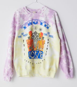 Urban Outfitters + Truth in Love Tie-Dye Crew Neck Sweatshirt
