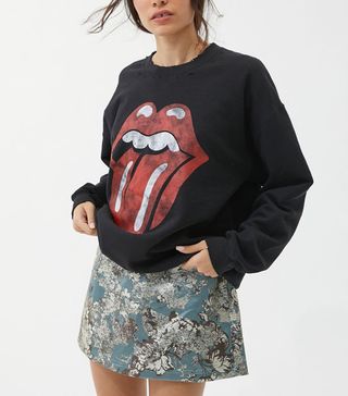 Urban Outfitters + The Rolling Stones Classic Tongue Sweatshirt