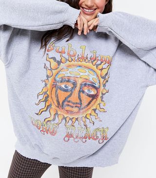 Urban Outfitters + Sublime Sun Oversized Crew Neck Sweatshirt