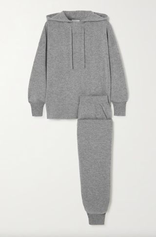 Allude + Cashmere Hoodie and Track Pants Set