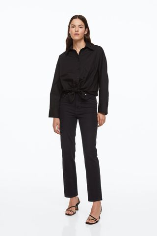 H&M + Slim High Ankle Jeans