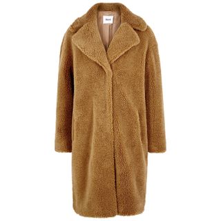 Stand Studio + Camille Brown Faux Shearling Coat