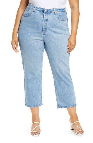Levi'S® + Ribcage High Waist Straight Leg Ankle Jeans in Tango Gossip