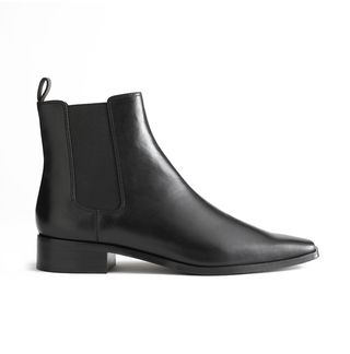 & Other Stories + Square Toe Leather Chelsea Boots