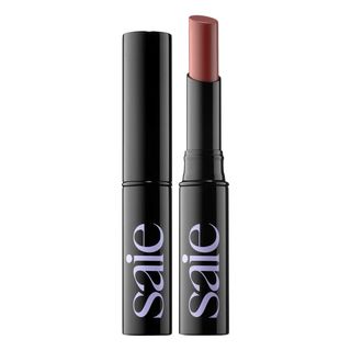 Saie + Lip Blur Soft-Matte Hydrating Lipstick with Hyaluronic Acid in Nouveau