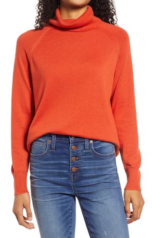 Caslon + Cozy Relaxed Fit Turtleneck Sweater